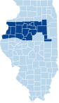 Map of Illinois Service Areas