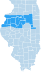 Map of Illinois Service Areas